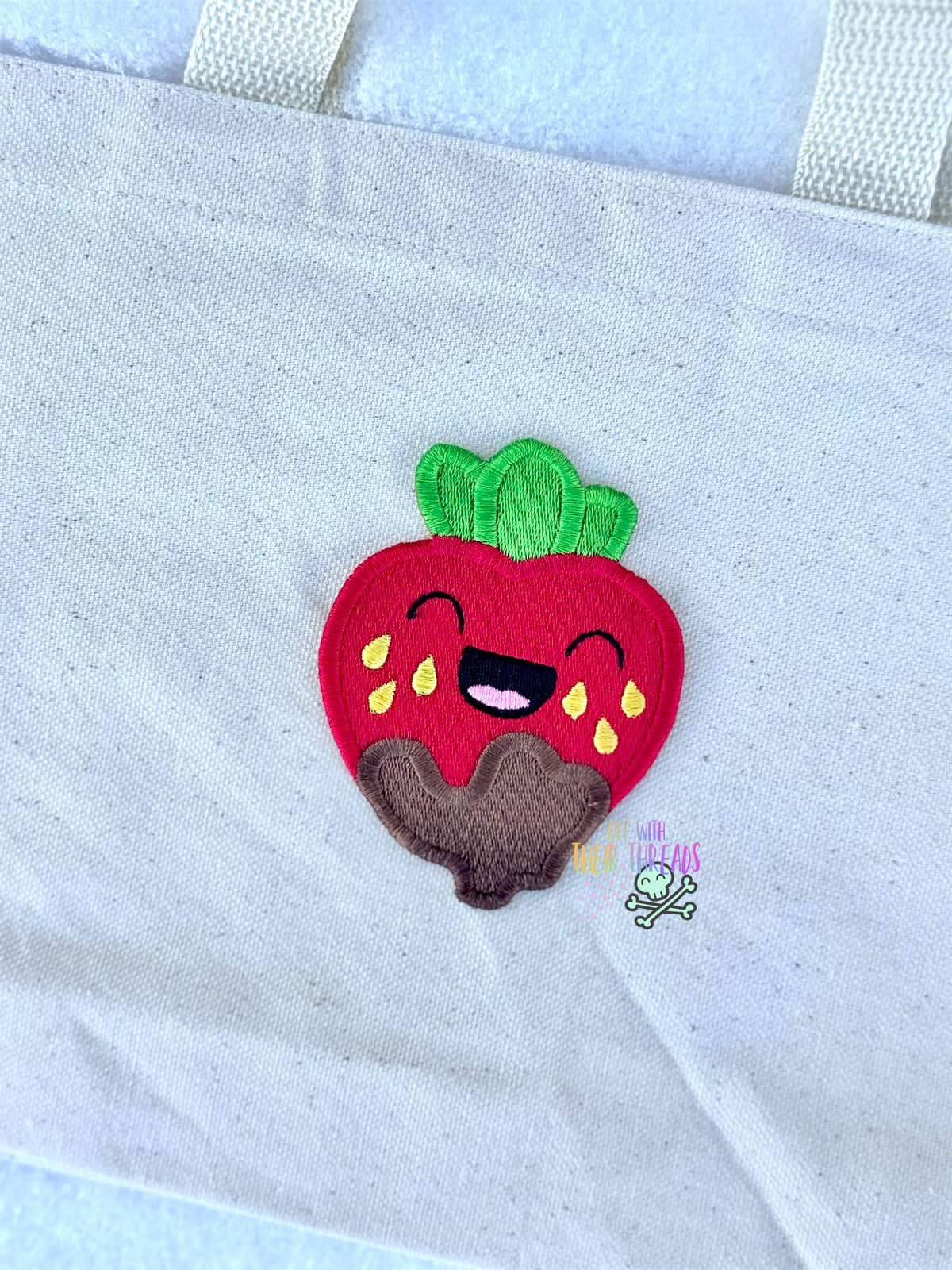 DIGITAL DOWNLOAD Chocolate Strawberry Patch 3 SIZES INCLUDED