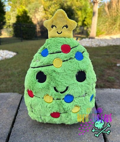 DIGITAL DOWNLOAD Christmas Tree Plush 5 SIZES INCLUDED