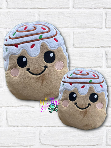 DIGITAL DOWNLOAD Applique Cinnamon Roll Plush 5 SIZES INCLUDED