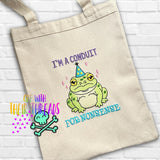 DIGITAL DOWNLOAD Conduit For Nonsense Toad Frog 4 SIZES INCLUDED