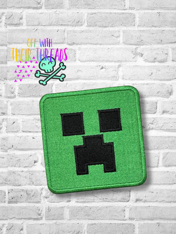 DIGITAL DOWNLOAD Creeper Patch 3 SIZES INCLUDED