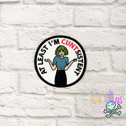 DIGITAL DOWNLOAD Cuntsistent Patch 3 SIZES INCLUDED