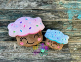 DIGITAL DOWNLOAD Applique Cupcake Plush 5 SIZES INCLUDED