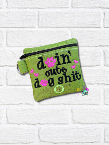 DIGITAL DOWNLOAD 5x5 Cute Dog Shit Dog Bag Holder