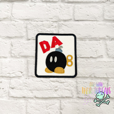 DIGITAL DOWNLOAD Da Bomb Patch 3 SIZES INCLUDED