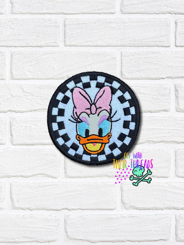 DIGITAL DOWNLOAD Checker Bow Duck Patch 3 SIZES INCLUDED