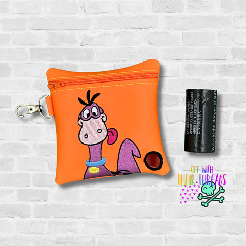 DIGITAL DOWNLOAD 5x5 Dino Poo Bag Holder