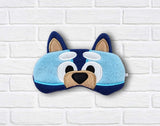 DIGITAL DOWNLOAD  Applique Dog Sleep Mask 2 SIZES INCLUDED