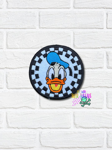 DIGITAL DOWNLOAD Checker Duck Patch 3 SIZES INCLUDED