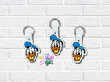 DIGITAL DOWNLOAD Donald Snap Tab Key Chain