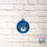 DIGITAL DOWNLOAD Don't Care Bear Bag Tag Bookmark Ornament