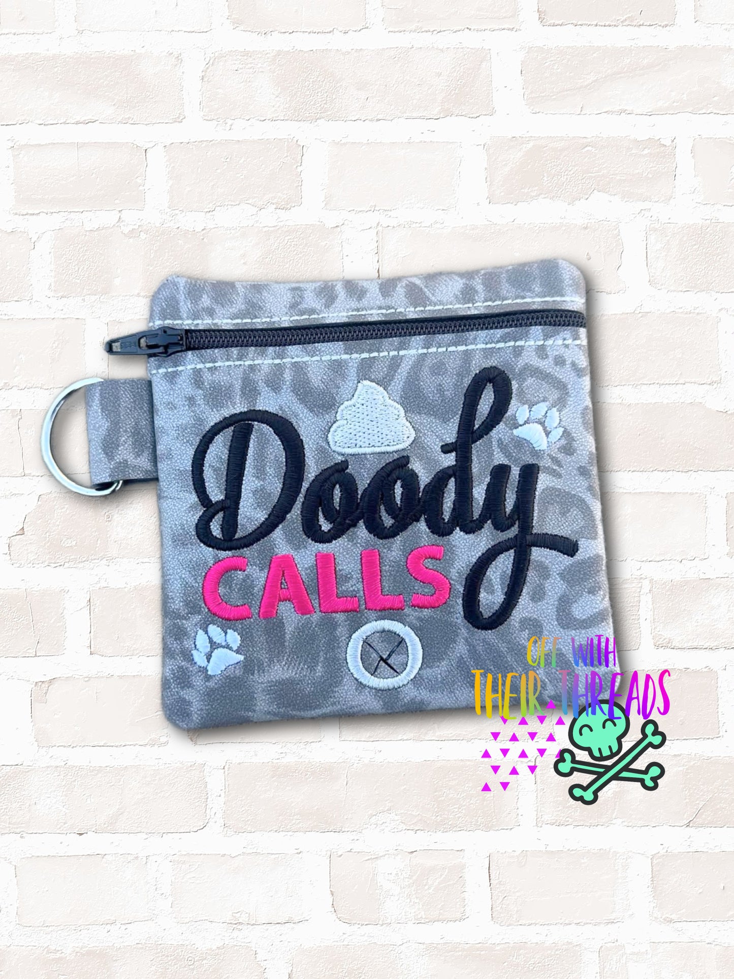 DIGITAL DOWNLOAD 5x5 Doody Calls Poo Bag Holder