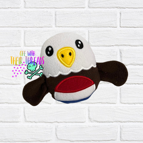 DIGITAL DOWNLOAD Applique Eagle Plush 5 SIZES INCLUDED