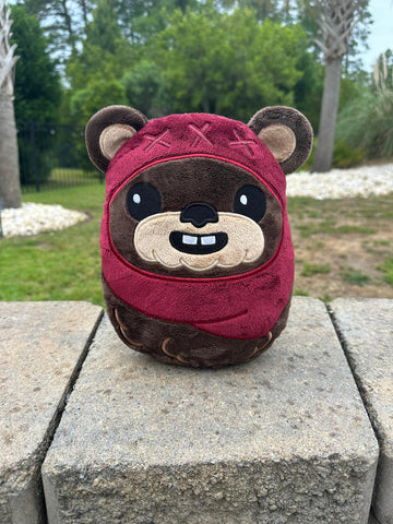DIGITAL DOWNLOAD Applique Ewok Plush 5 SIZES INCLUDED