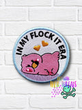 DIGITAL DOWNLOAD Flock It Era Flamingo Patch 3 SIZES INCLUDED