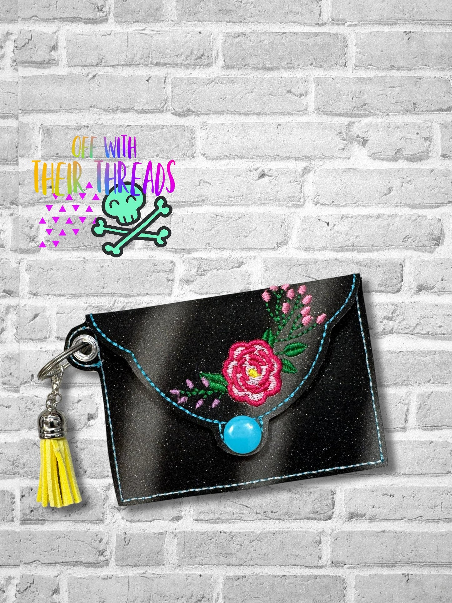 DIGITAL DOWNLOAD Floral Gift Card Snap Holder