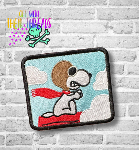 DIGITAL DOWNLOAD Flying Ace Patch 3 SIZES INCLUDED