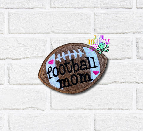 DIGITAL DOWNLOAD Football Mom Patch 3 SIZES INCLUDED