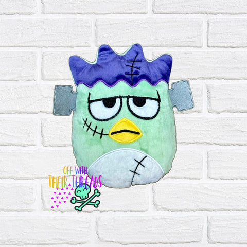 DIGITAL DOWNLOAD Applique Franken Penguin Plush 5 SIZES INCLUDED