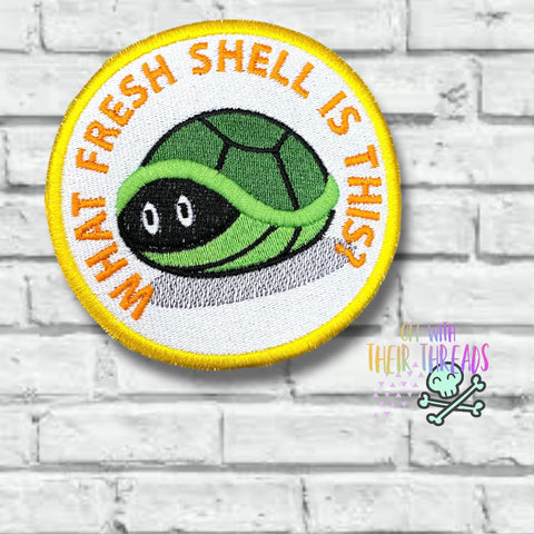 DIGITAL DOWNLOAD What Fresh Shell Is This? Patch 3 SIZES INCLUDED