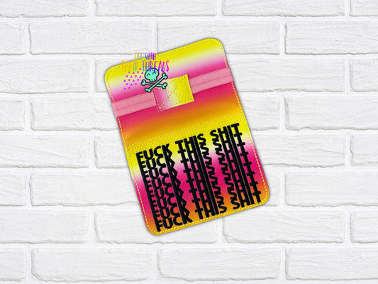 DIGITAL DOWNLOAD 5x7  Fuck This Shit Mini Composition Notebook Cover