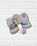 DIGITAL DOWNLOAD Gingerbread Hair Bow