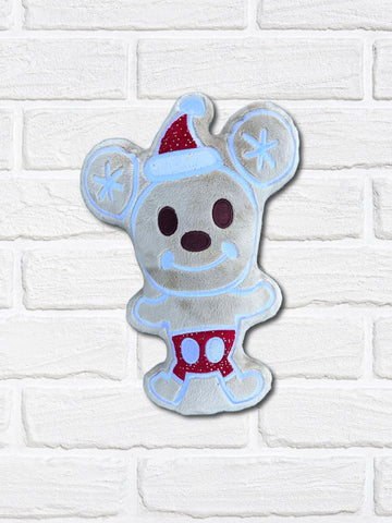 DIGITAL DOWNLOAD Applique Gingerbread Mouse Plush 5 SIZES INCLUDED