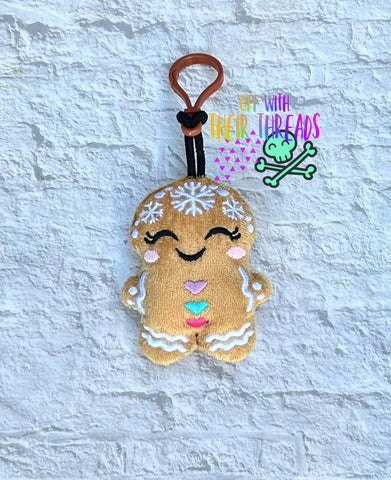 DIGITAL DOWNLOAD Gingerbread Squishy Keychain