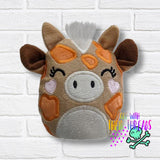 DIGITAL DOWNLOAD Applique Giraffe Plush Set 5 SIZES INCLUDED