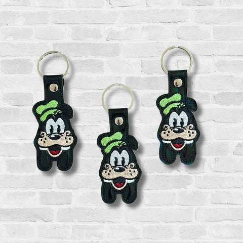 DIGITAL DOWNLOAD Goof Dog Snap Tab Keychain