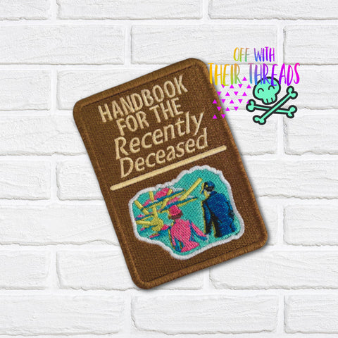 DIGITAL DOWNLOAD Handbook Patch 3 SIZES INCLUDED