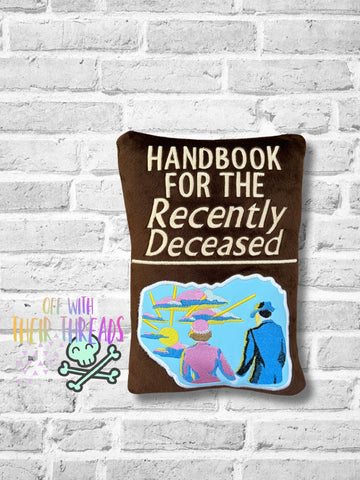 DIGITAL DOWNLOAD Applique Handbook Plush 5 SIZES INCLUDED