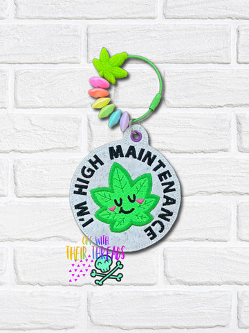 DIGITAL DOWNLOAD High Maintenance Bag Tag Bookmark Ornament