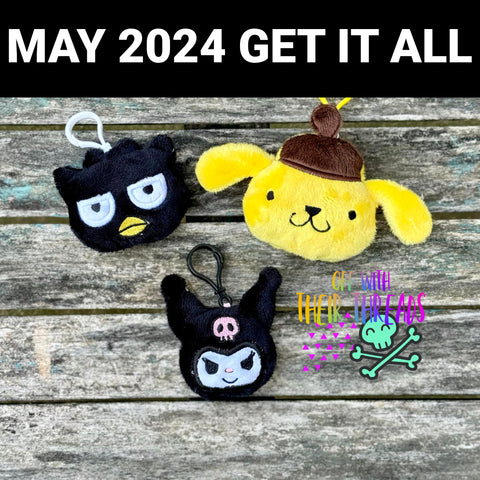 DIGITAL DOWNLOAD HK Squishy Keychain Set 2 MAY 2024 MYSTERY BUNDLE