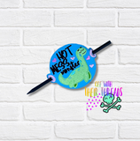 DIGITAL DOWNLOAD Hot Mess Monster Loch Ness Nessie Hair Holder Bun Cover