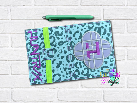 DIGITAL DOWNLOAD Applique Hunter A6 Notebook Cover