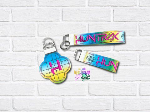 DIGITAL DOWNLOAD Hunter Key Fob Set 3 SIZES INCLUDED