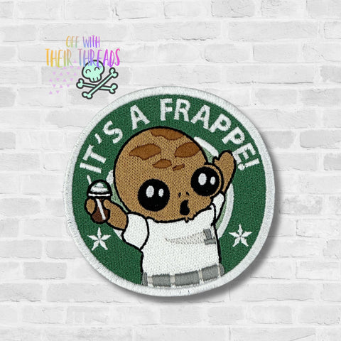 DIGITAL DOWNLOAD It's A Frappe! Patch 3 SIZES INCLUDED