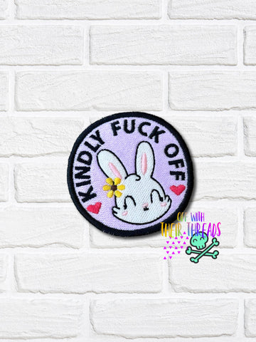 DIGITAL DOWNLOAD Kindly Fuck Off Patch 3 SIZES INCLUDED