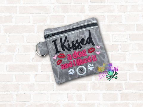 DIGITAL DOWNLOAD 5x5 Kissed A Dog Poo Bag Holder