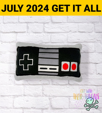DIGITAL DOWNLOAD Applique Game Controller Plush Set 5 SIZES INCLUDED