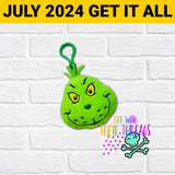 DIGITAL DOWNLOAD Grumpy Dude Squishy Keychain Plush