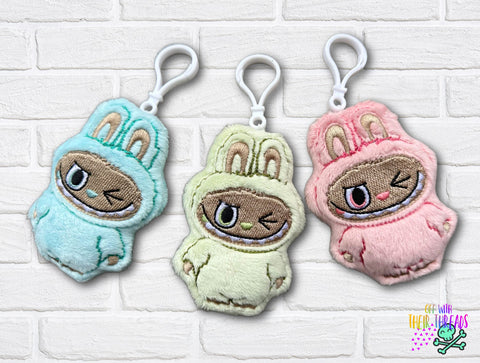 DIGITAL DOWNLOAD Winking Bunny Squishy Keychain