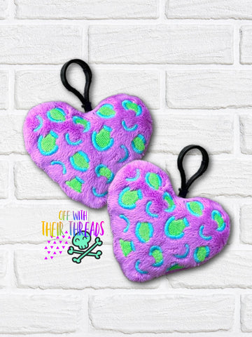 DIGITAL DOWNLOAD Leopard Heart Squishy Keychain