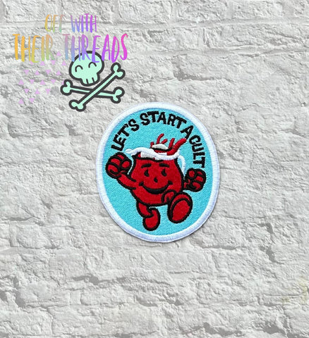 DIGITAL DOWNLOAD Let's Start A Cult Patch 3 SIZES INCLUDED