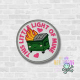 DIGITAL DOWNLOAD Light Of Mine Patch 3 SIZES INCLUDED