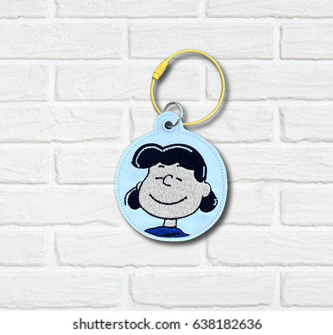 DIGITAL DOWNLOAD Lucy Bag Tag Bookmark Ornament