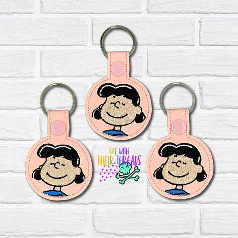 DIGITAL DOWNLOAD Lucy Snap Tab Key Chain