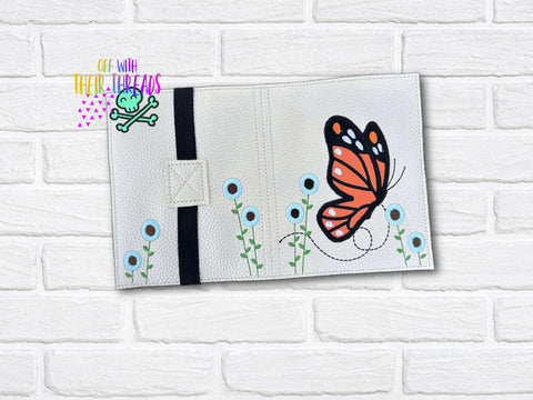 DIGITAL DOWNLOAD Applique Mariposa Butterfly A6 Notebook Cover