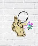 DIGITAL DOWNLOAD Middle Finger Bag Tag Bookmark Ornament JUNE 2024 MATURE MYSTERY BUNDLE